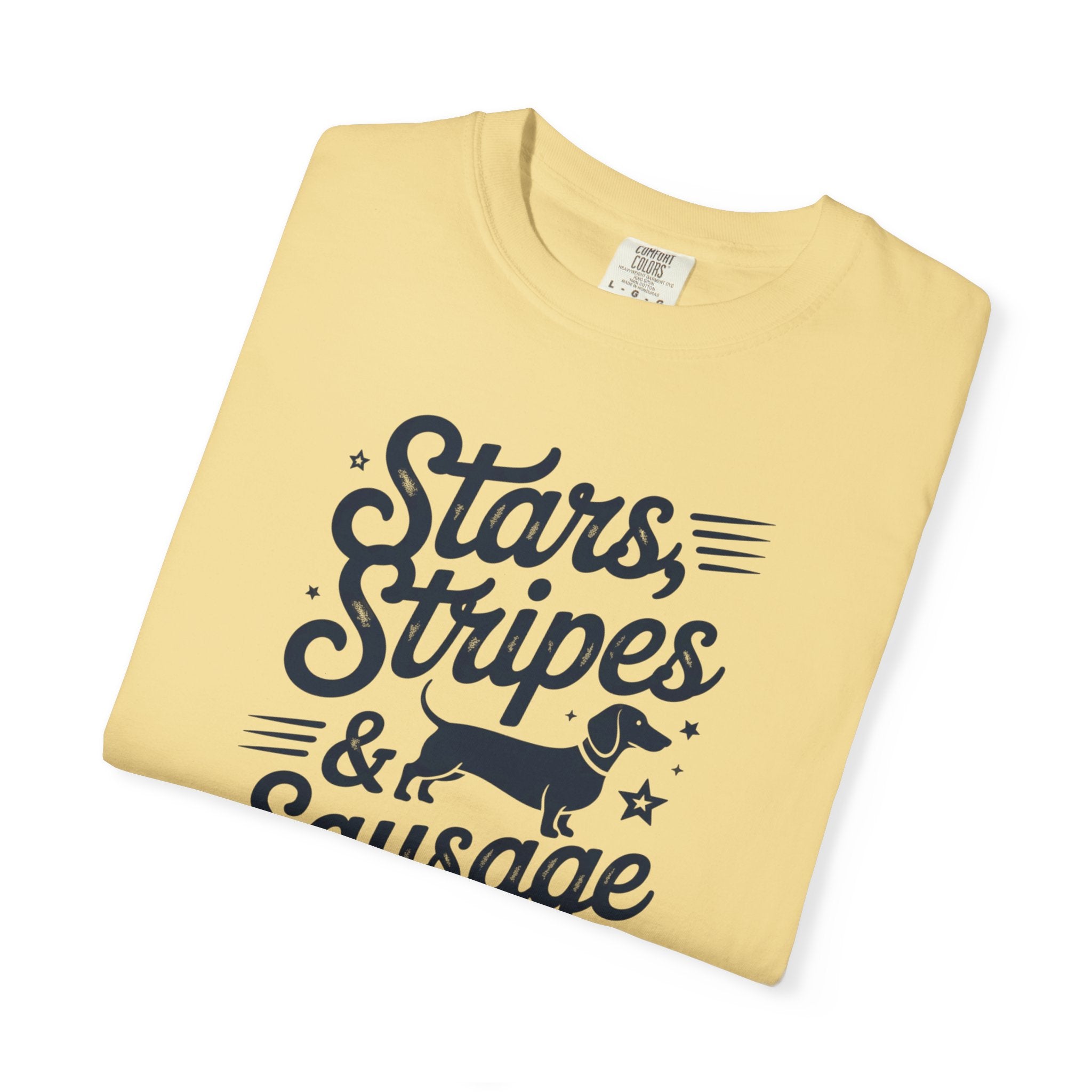 Stars Stripes & Sausages - Doxie League Tee