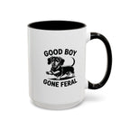 Good Boy Gone Feral — Funny Dachshund Coffee Mug | Doxie League