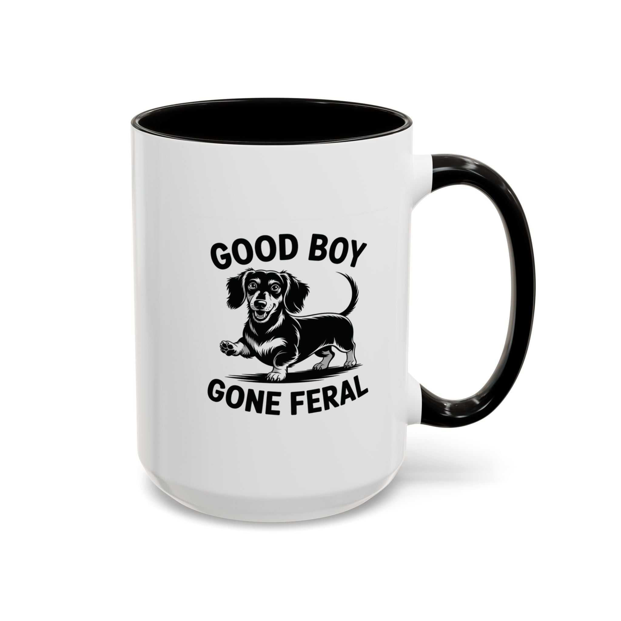 Good Boy Gone Feral — Funny Dachshund Coffee Mug | Doxie League