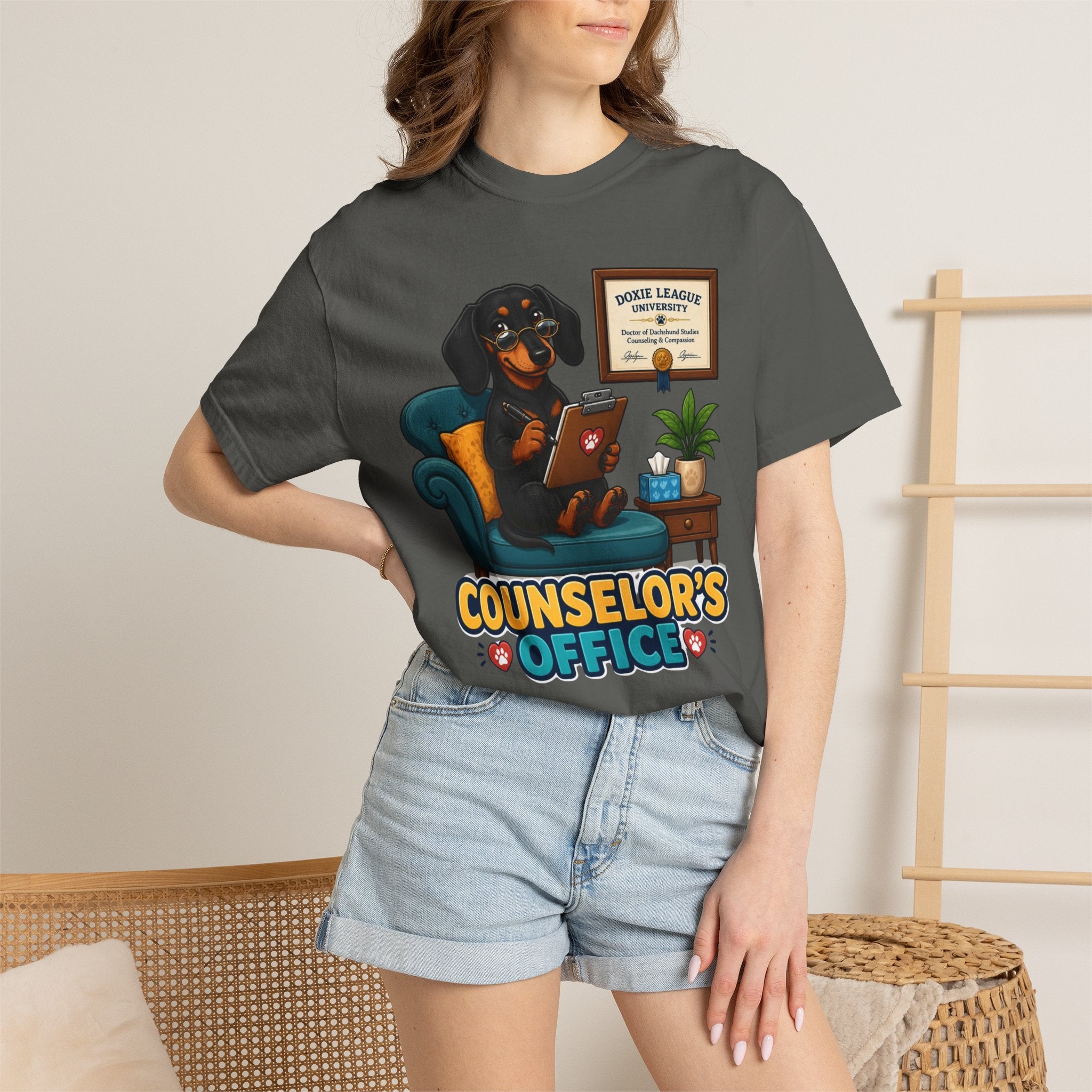Counselor's Office Dachshund Shirt — The Educational Series