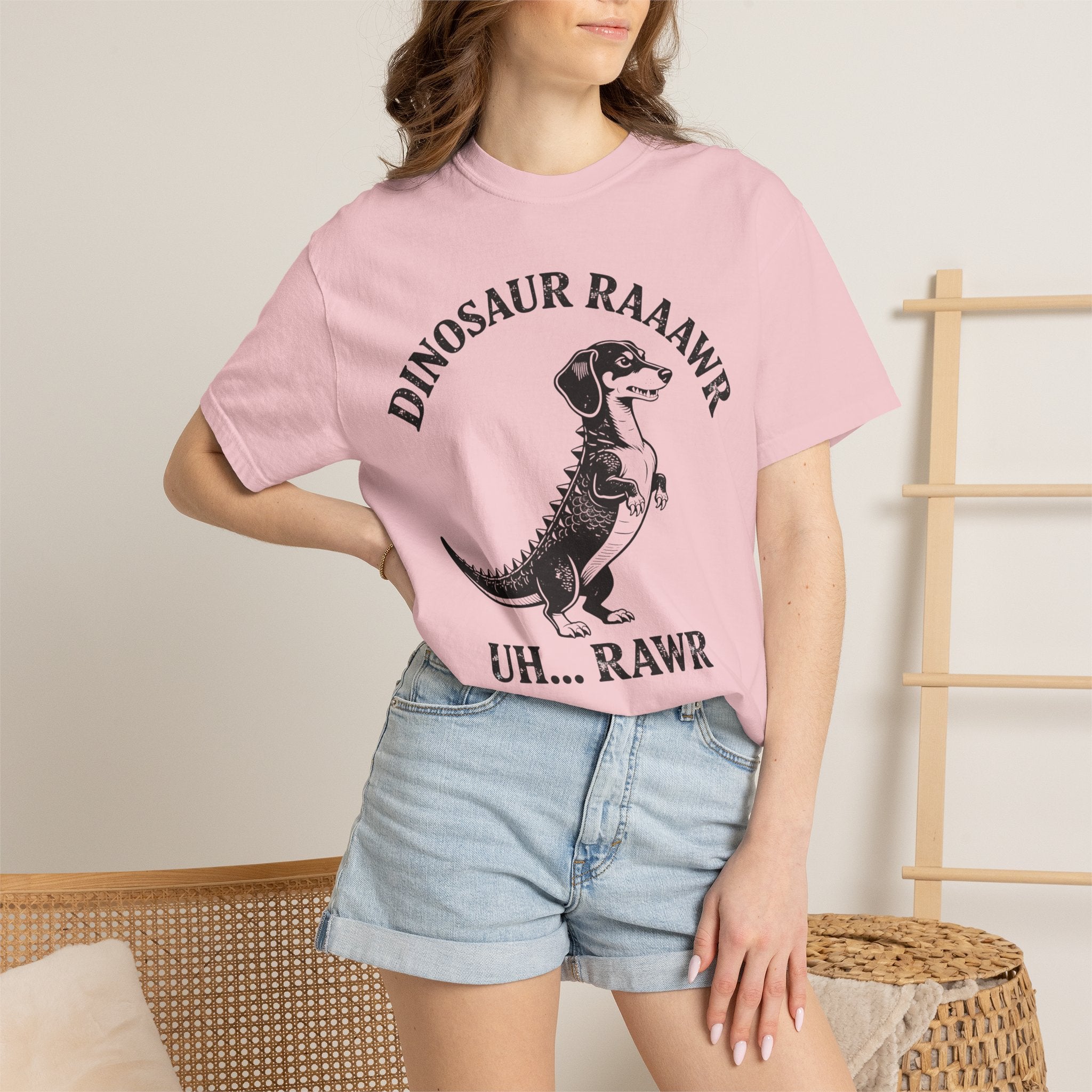 Dinosaur Rawr - Doxie League Tee