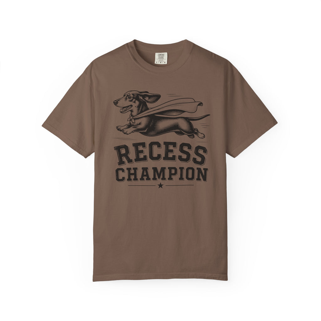 Recess Champion Dachshund Shirt — The Educational Series