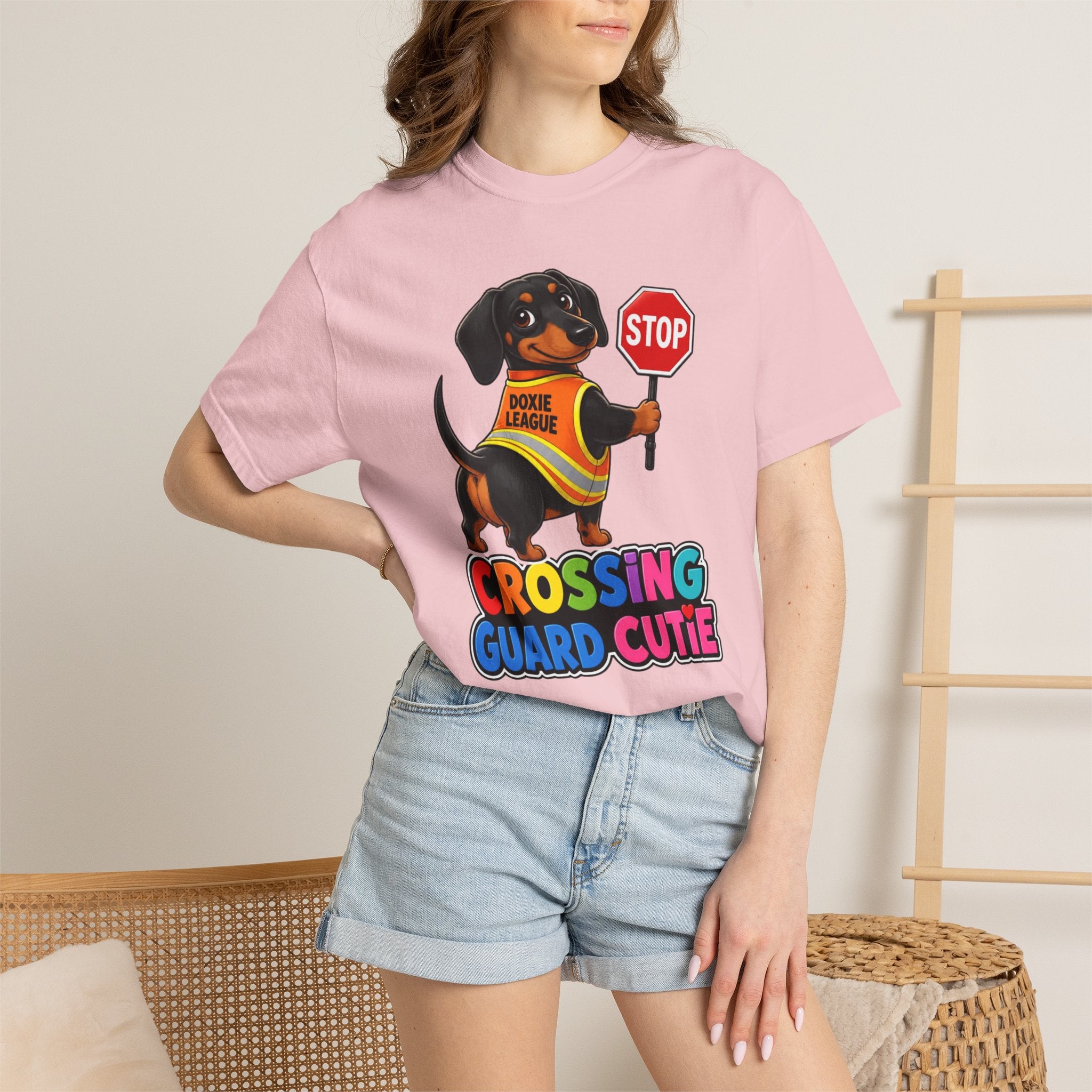 Crossing Guard Cutie Dachshund Shirt — The Educational Series