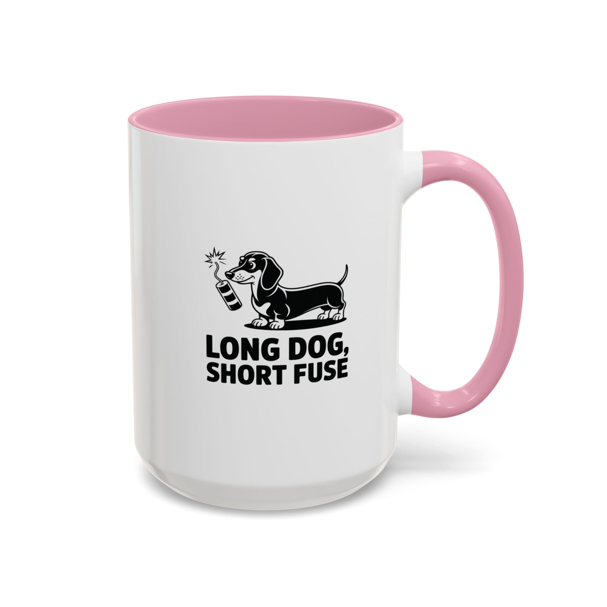 Long Dog Short Fuse — Funny Dachshund Coffee Mug | Doxie League