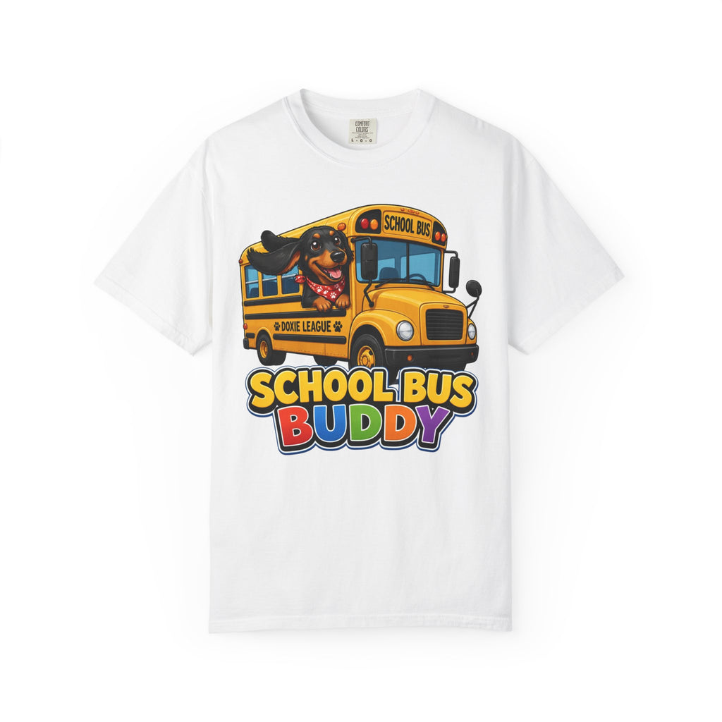 School Bus Buddy Dachshund Shirt — The Educational Series