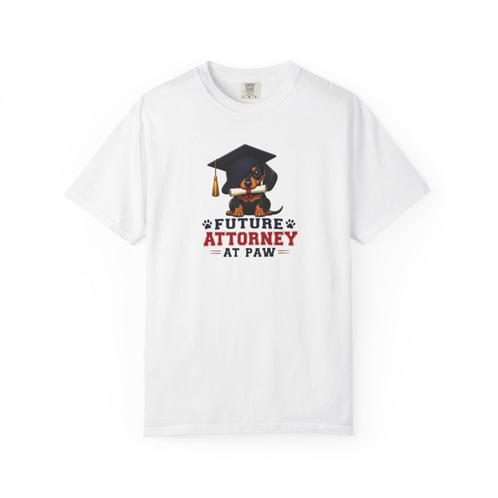 Future Attorney At Paw Dachshund Shirt — The Legal Series