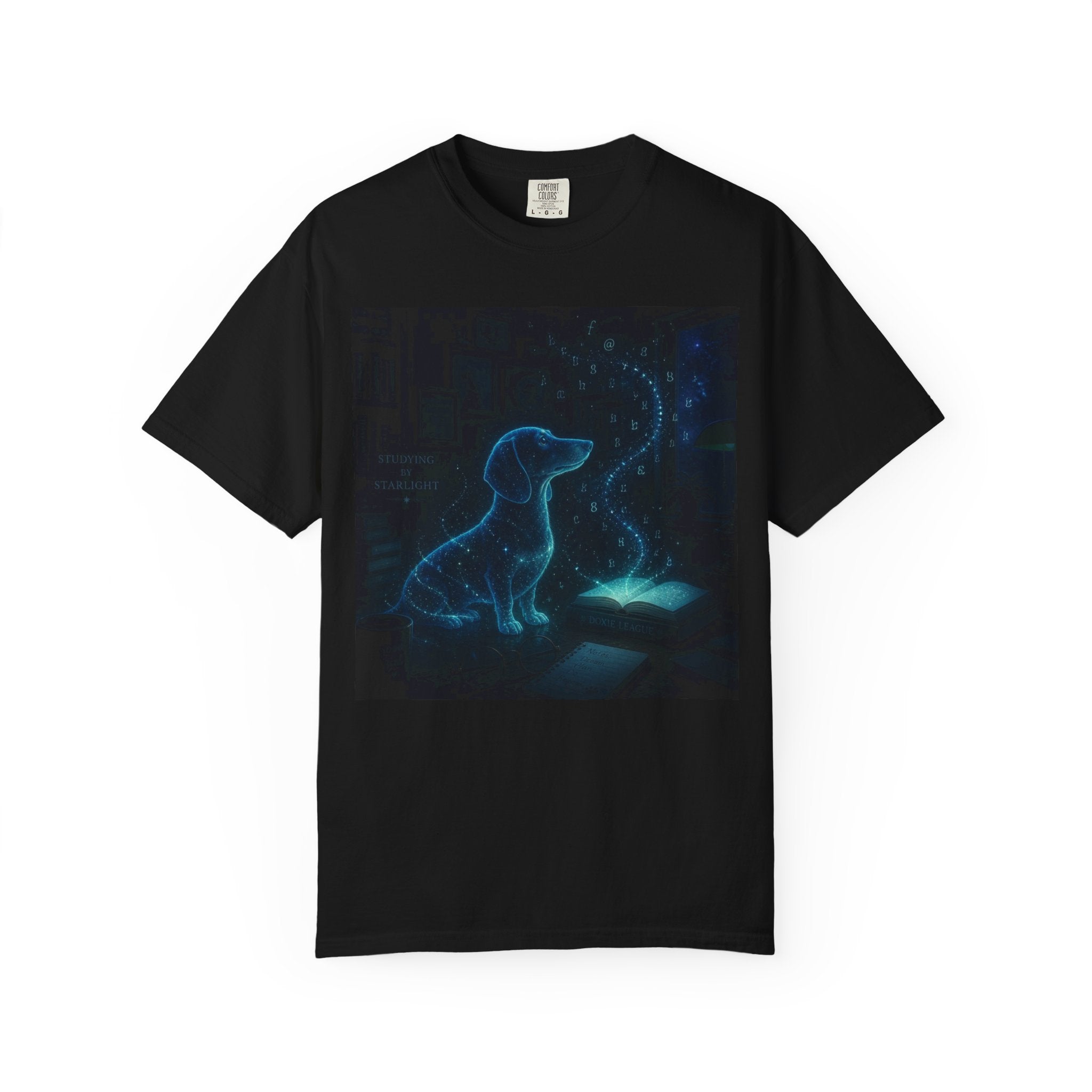 Studying by Starlight Dachshund Shirt — The Educational Series