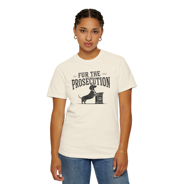 Fur The Prosecution Dachshund Shirt — The Legal Series
