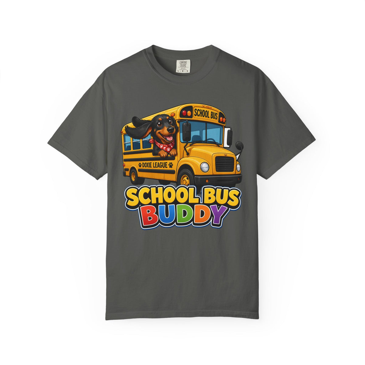 School Bus Buddy Dachshund Shirt — The Educational Series