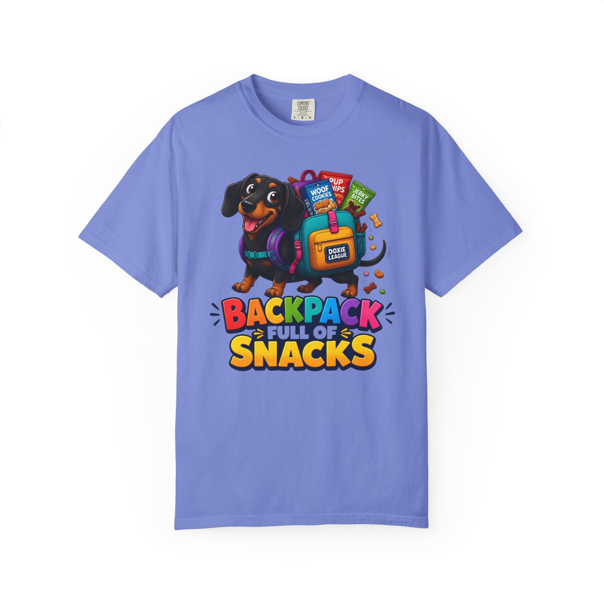 Backpack Full of Snacks Dachshund Shirt — The Educational Series