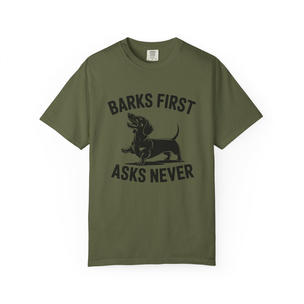 Barks First - Doxie League Tee