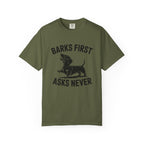 Barks First - Doxie League Tee
