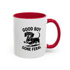 Good Boy Gone Feral — Funny Dachshund Coffee Mug | Doxie League