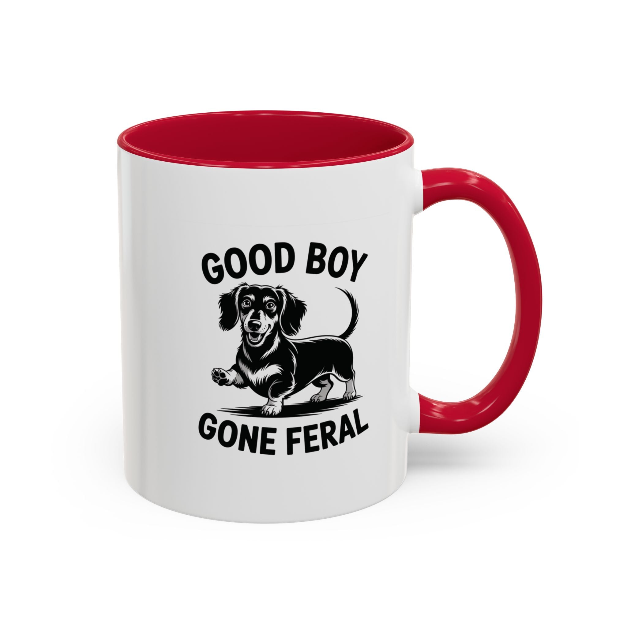 Good Boy Gone Feral — Funny Dachshund Coffee Mug | Doxie League
