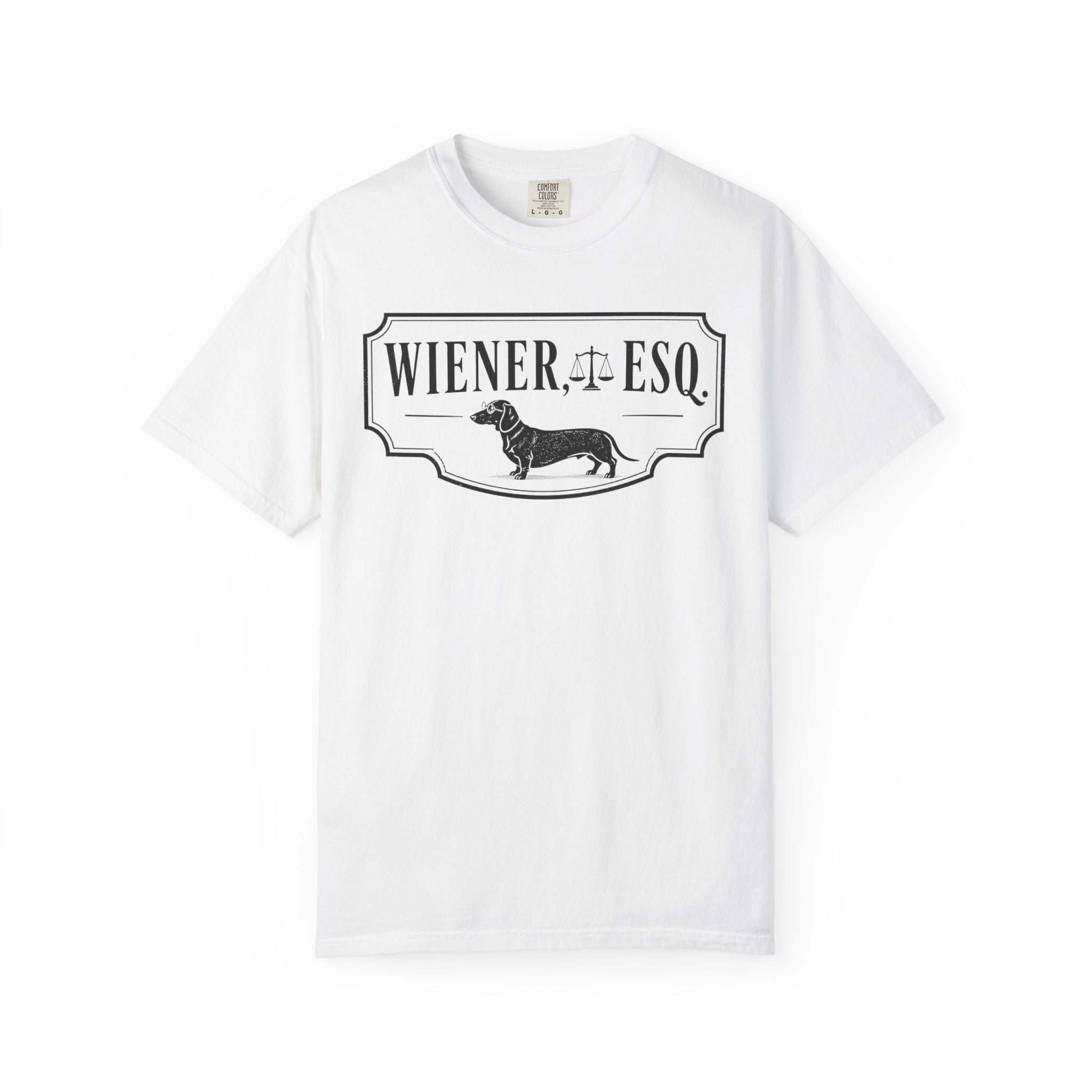 Wiener Esq Dachshund Shirt — The Legal Series