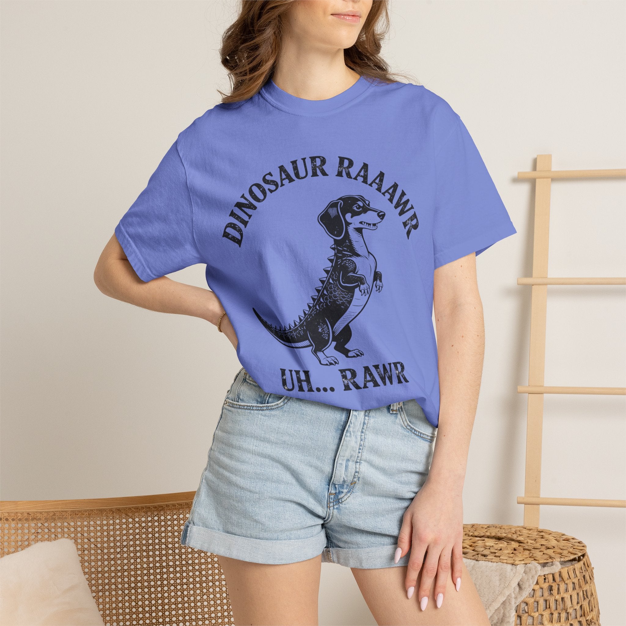 Dinosaur Rawr - Doxie League Tee