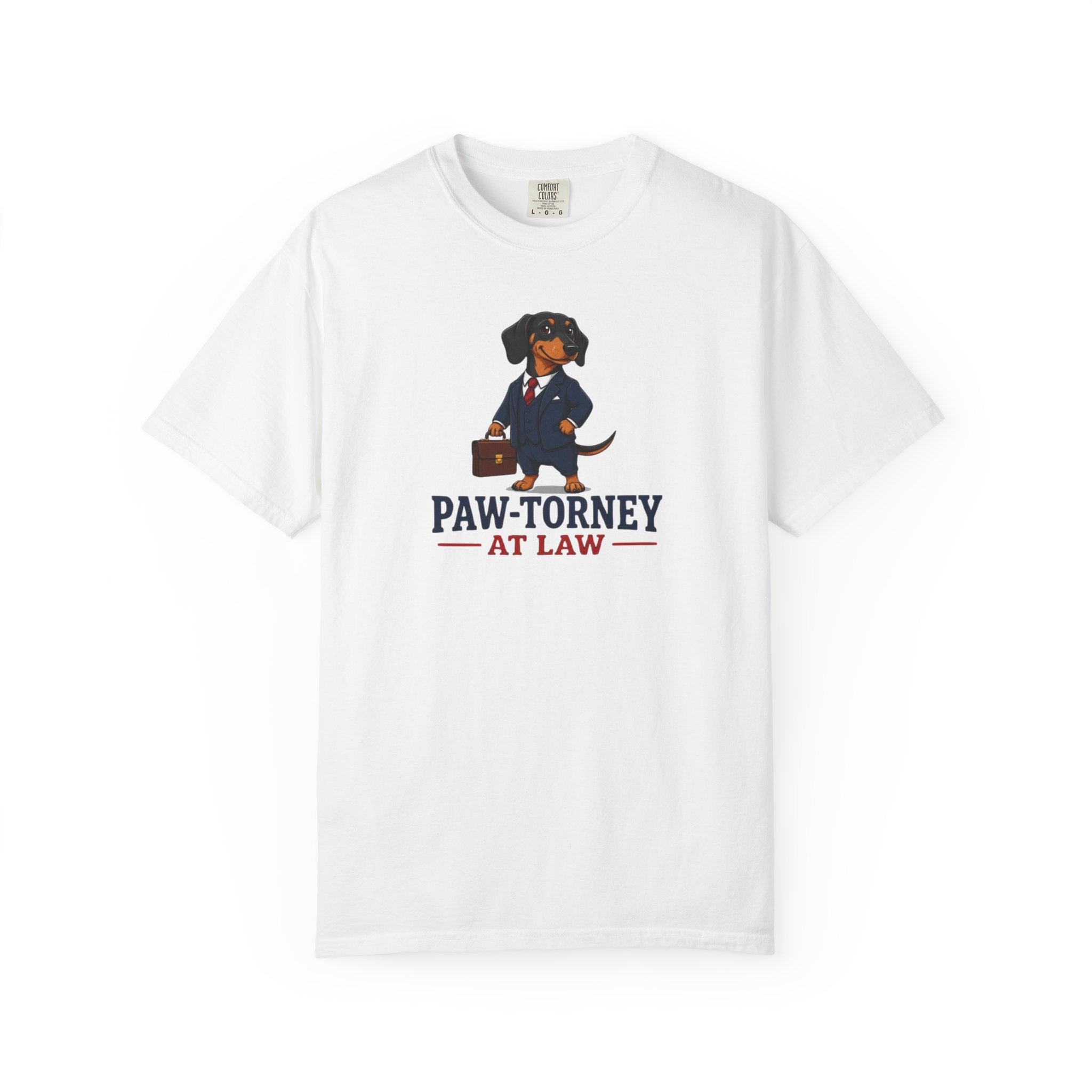 Paw Torney At Law Dachshund Shirt — The Legal Series