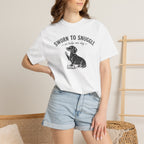 Sworn To Snuggle Dachshund Shirt — The Legal Series