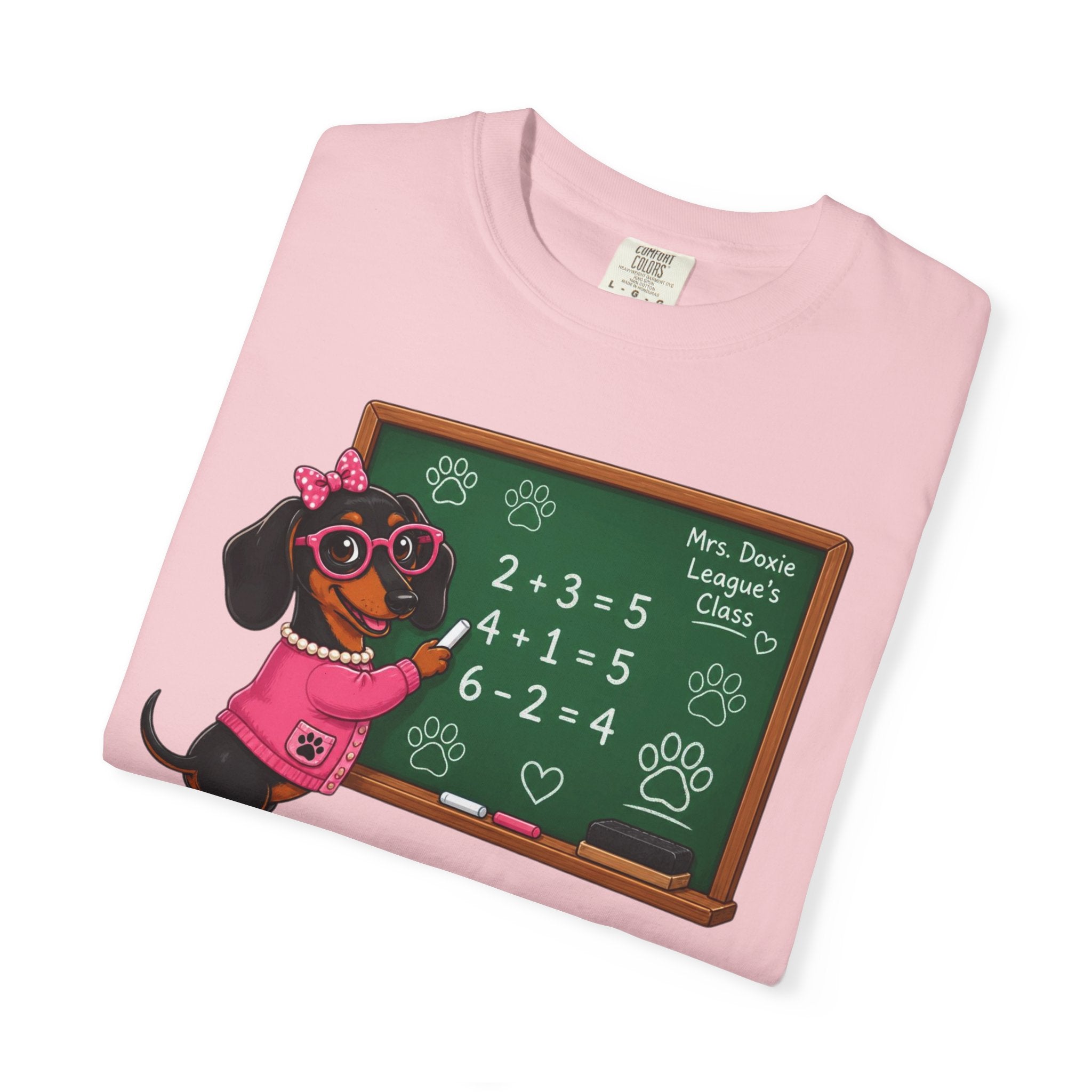 Chalkboard Champion Dachshund Shirt — The Educational Series