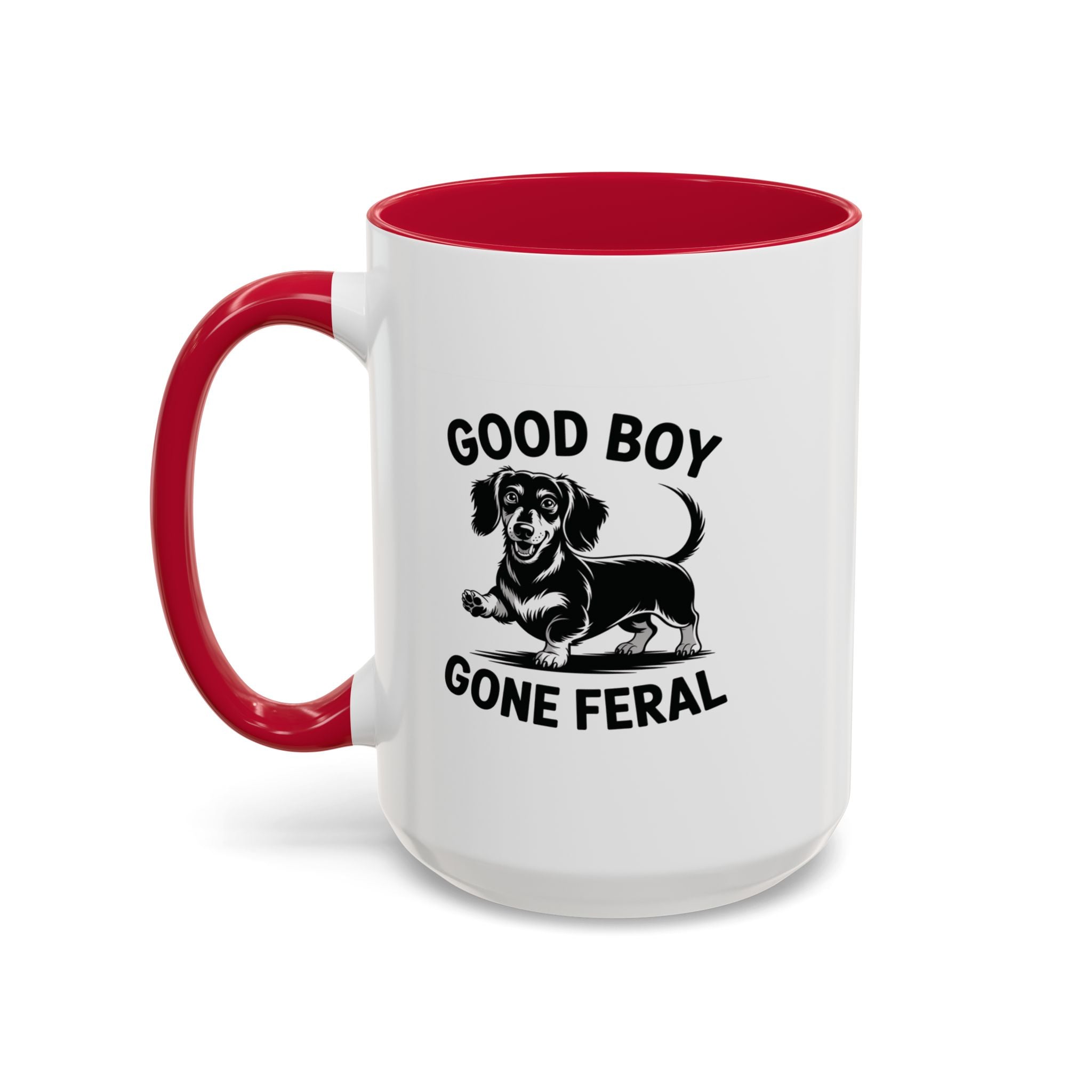 Good Boy Gone Feral — Funny Dachshund Coffee Mug | Doxie League