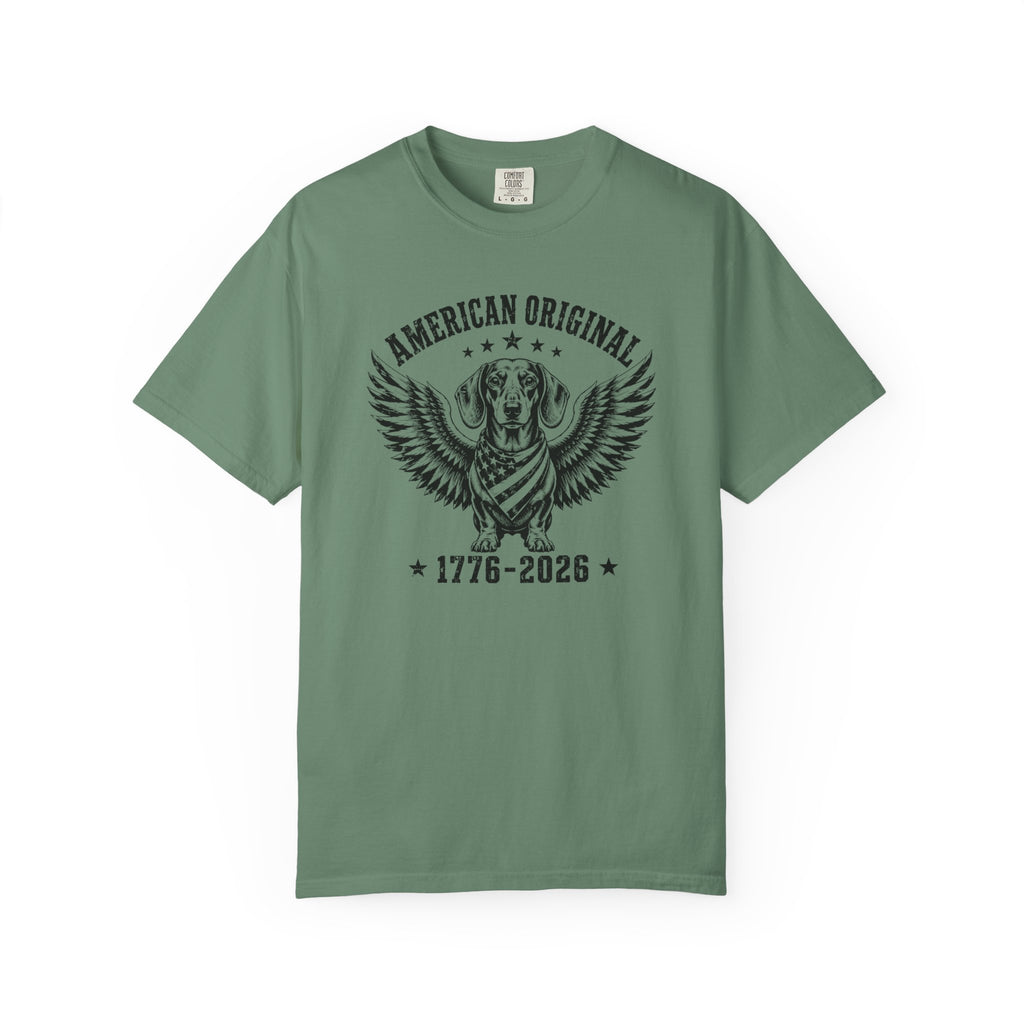 American Original — Dachshund Eagle Wings Patriotic T-Shirt | 250th Anniversary