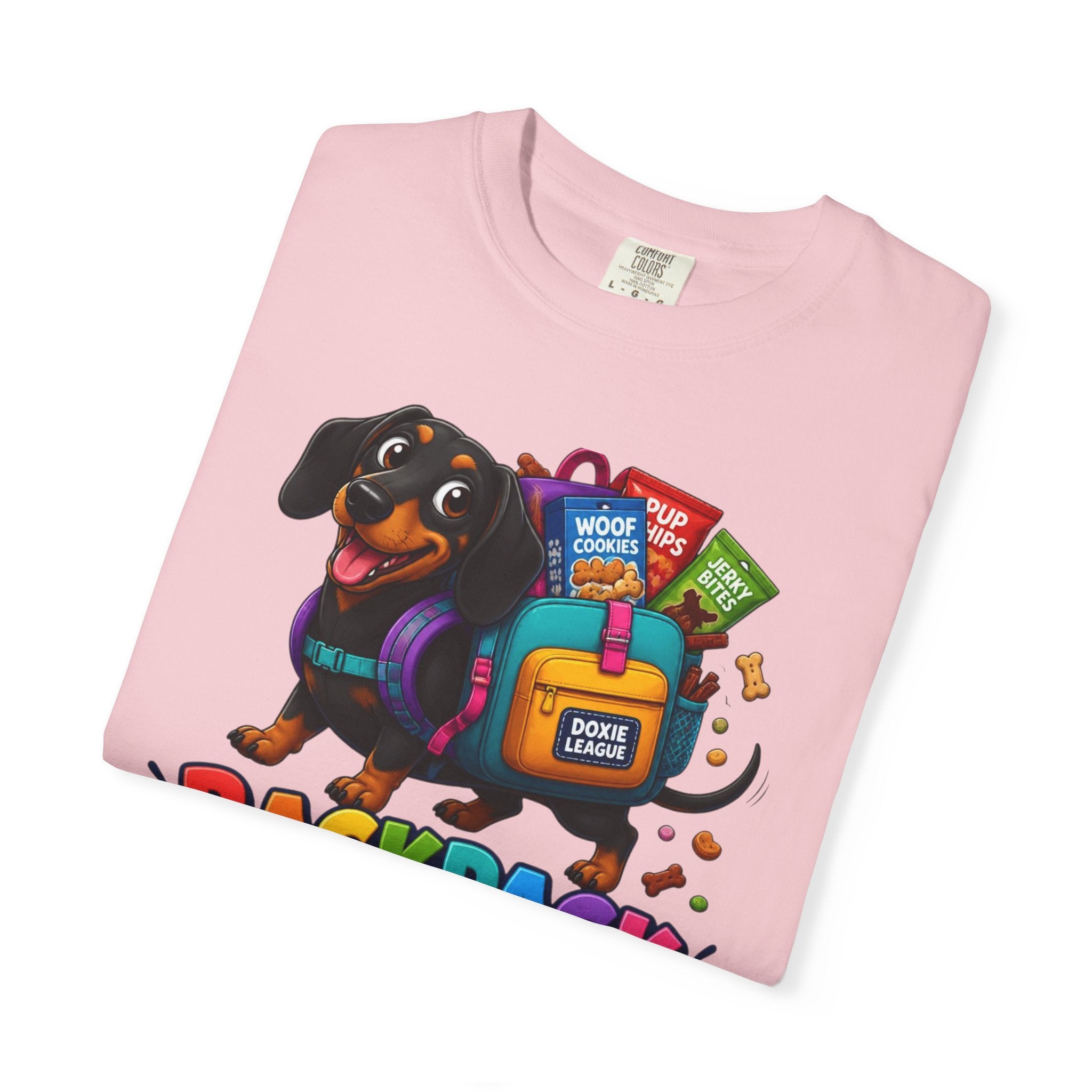 Backpack Full of Snacks Dachshund Shirt — The Educational Series