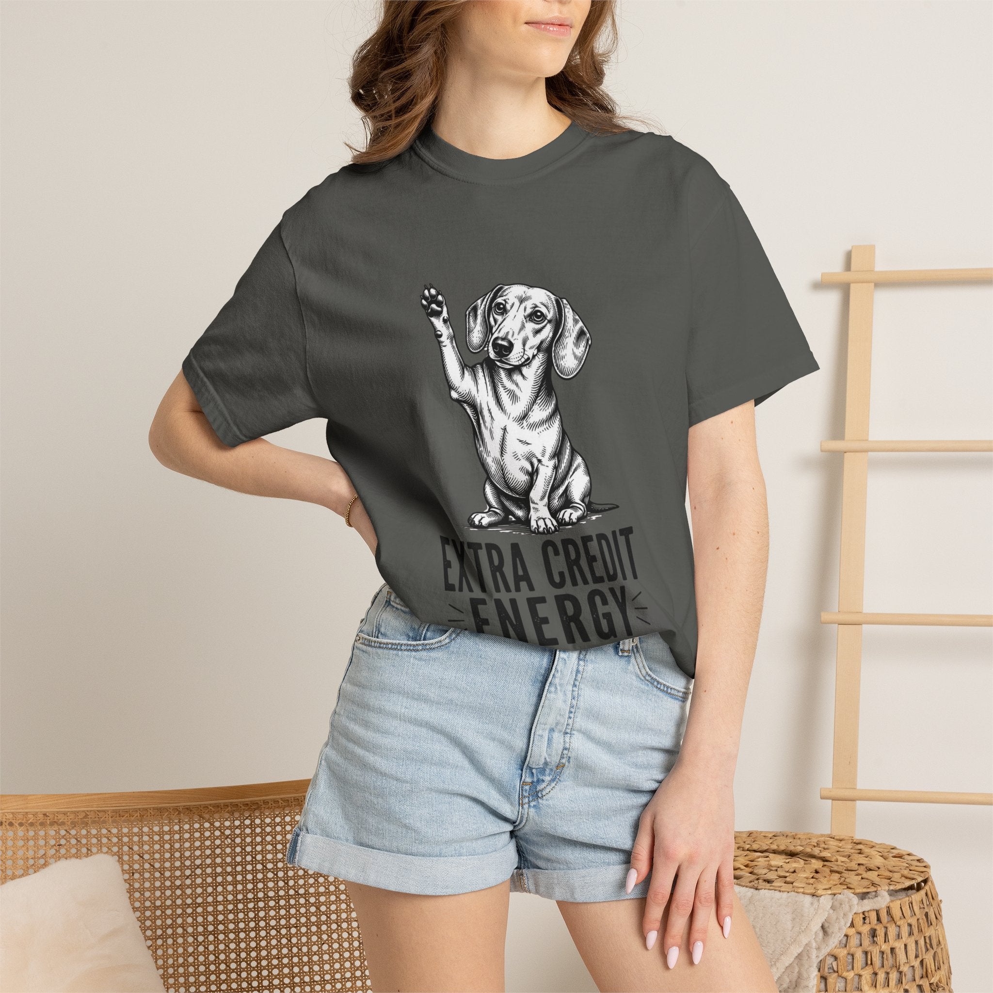 Extra Credit Energy Dachshund Shirt — The Educational Series