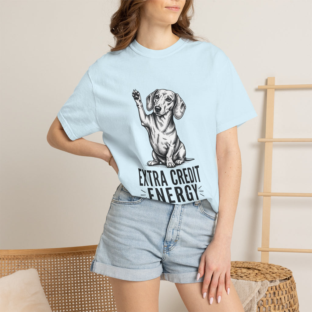 Extra Credit Energy Dachshund Shirt — The Educational Series