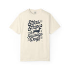 Stars Stripes & Sausages - Doxie League Tee