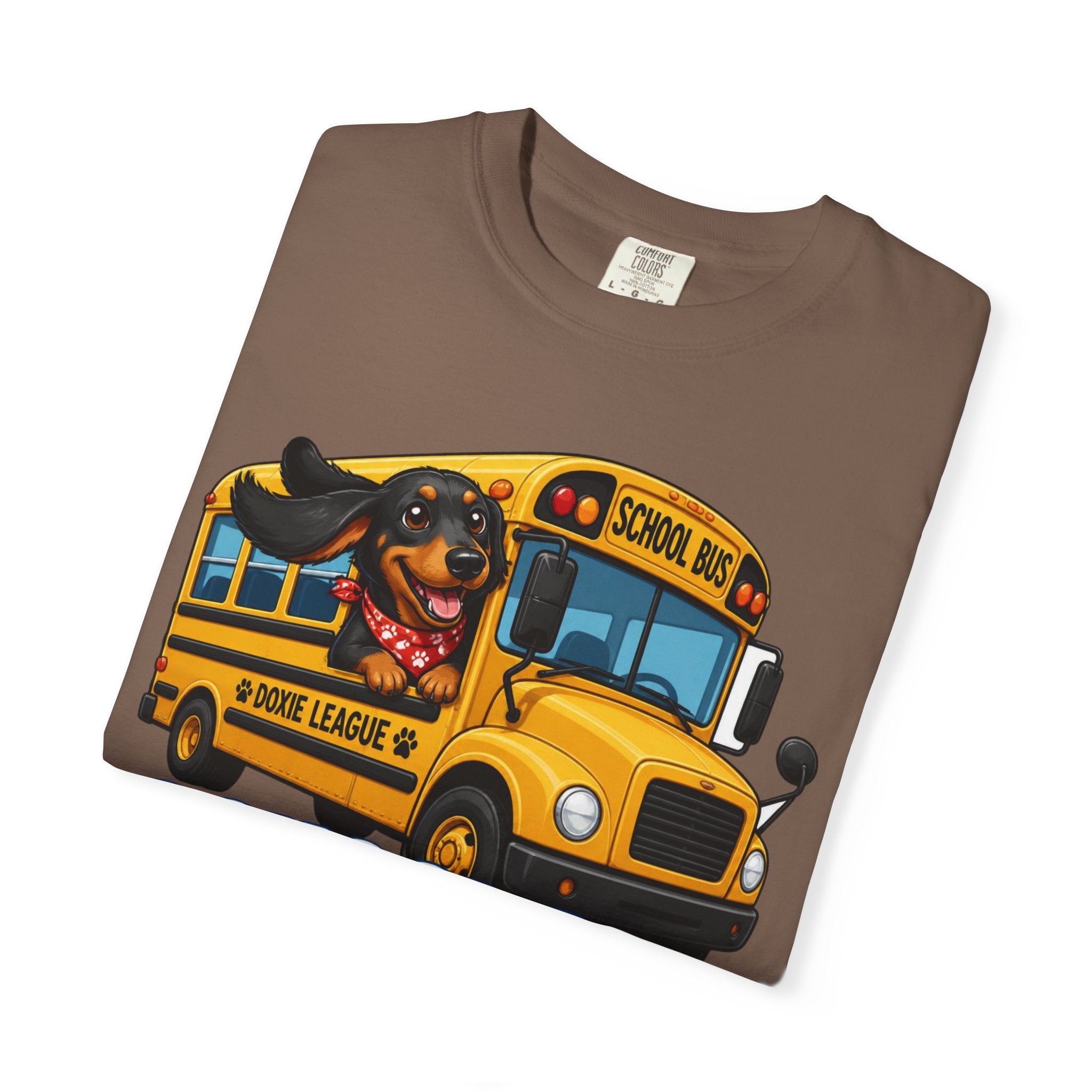 School Bus Buddy Dachshund Shirt — The Educational Series