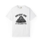 Ancient One of the Blanket Pile dachshund t-shirt — wiener dog burrow humor tee by Doxie League