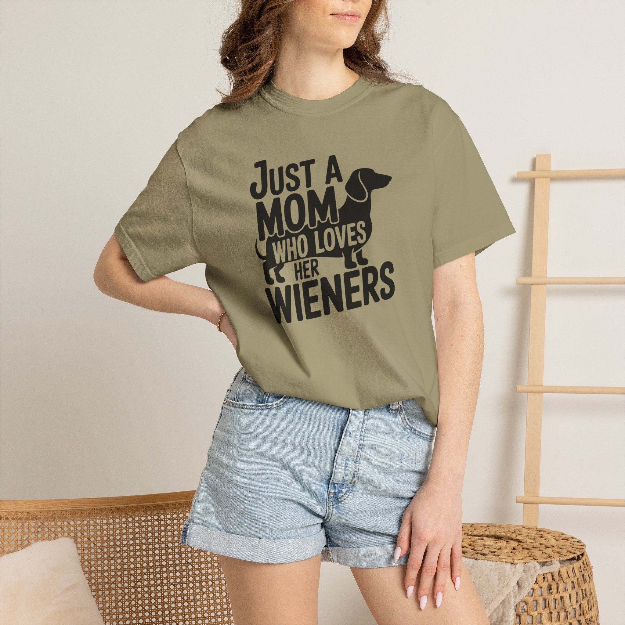 Just A Mom - Doxie League Tee