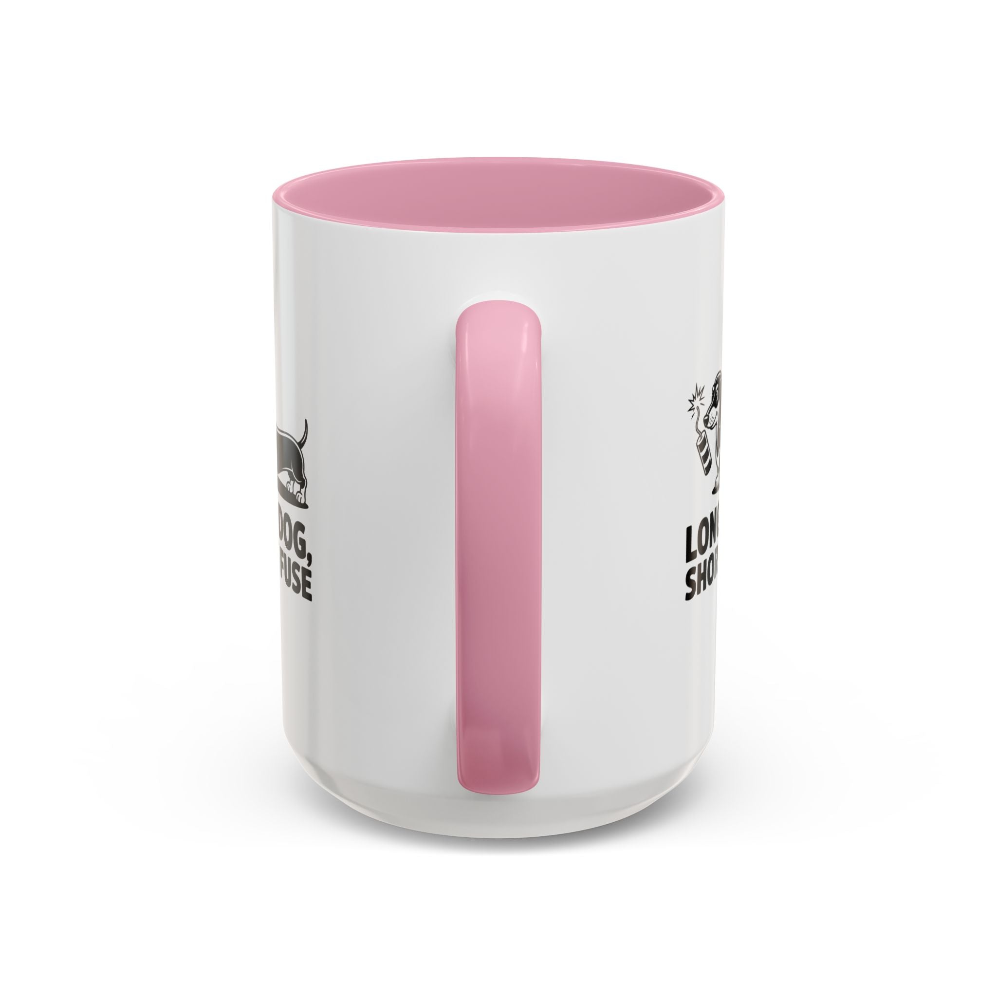 Long Dog Short Fuse — Funny Dachshund Coffee Mug | Doxie League