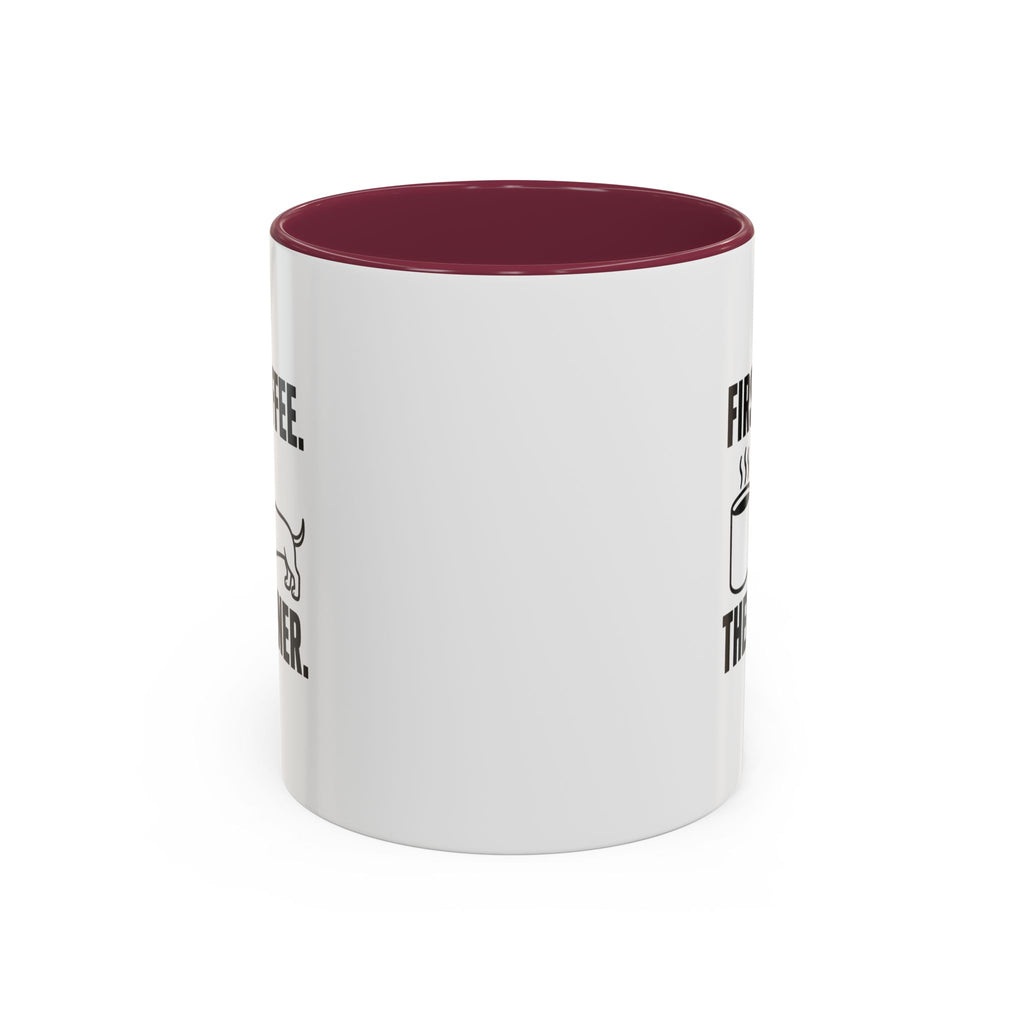 First Coffee Then Wiener — Funny Dachshund Coffee Mug | Doxie League