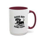 Good Boy Gone Feral — Funny Dachshund Coffee Mug | Doxie League