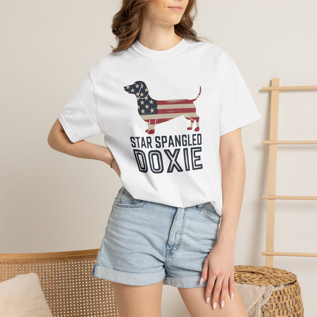 Star Spangled Doxie - Doxie League Tee