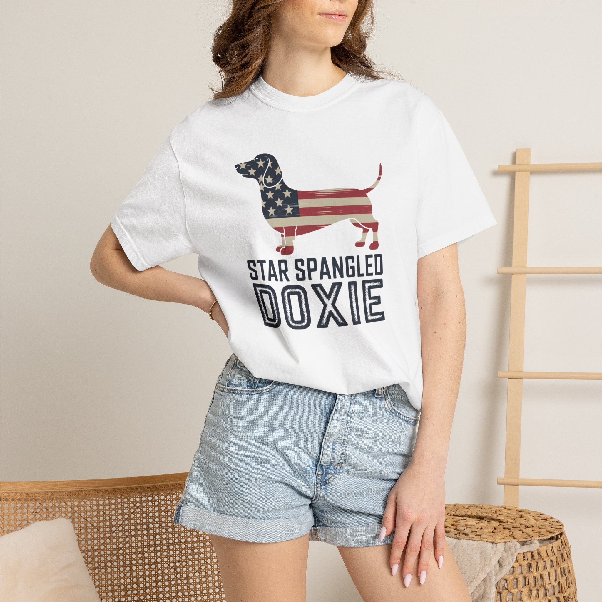 Star Spangled Doxie - Doxie League Tee
