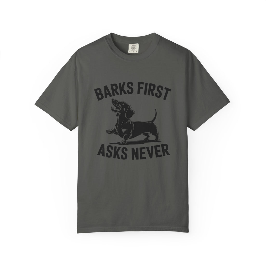 Barks First - Doxie League Tee