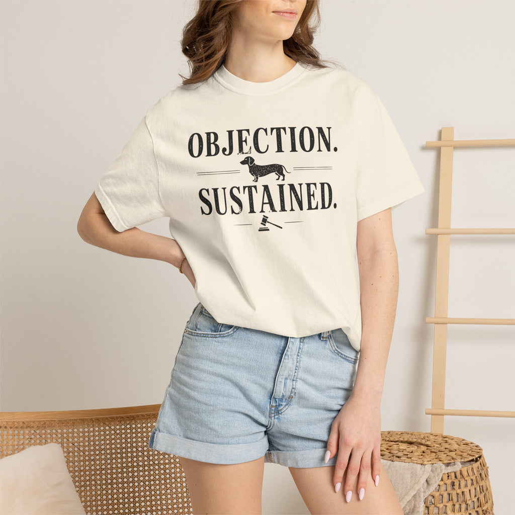 Objection Sustained Dachshund Shirt — The Legal Series