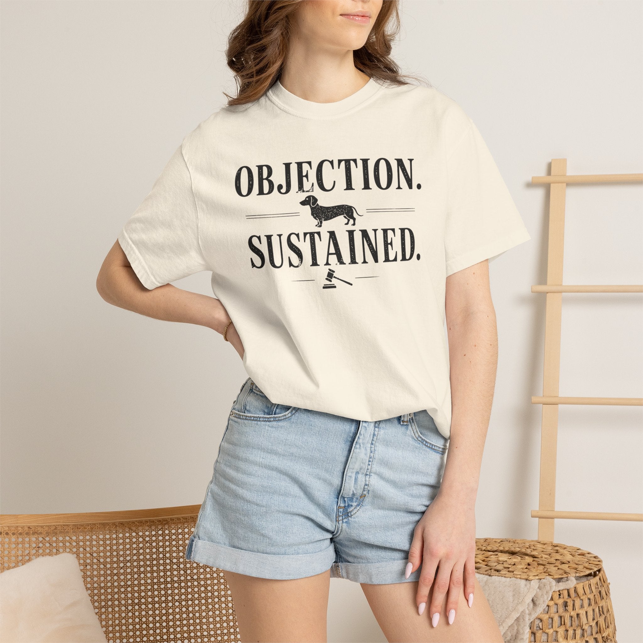 Objection Sustained Dachshund Shirt — The Legal Series