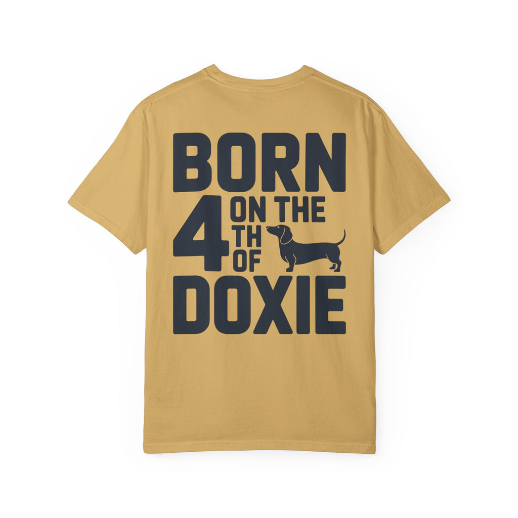Born On The 4Th - Doxie League Tee