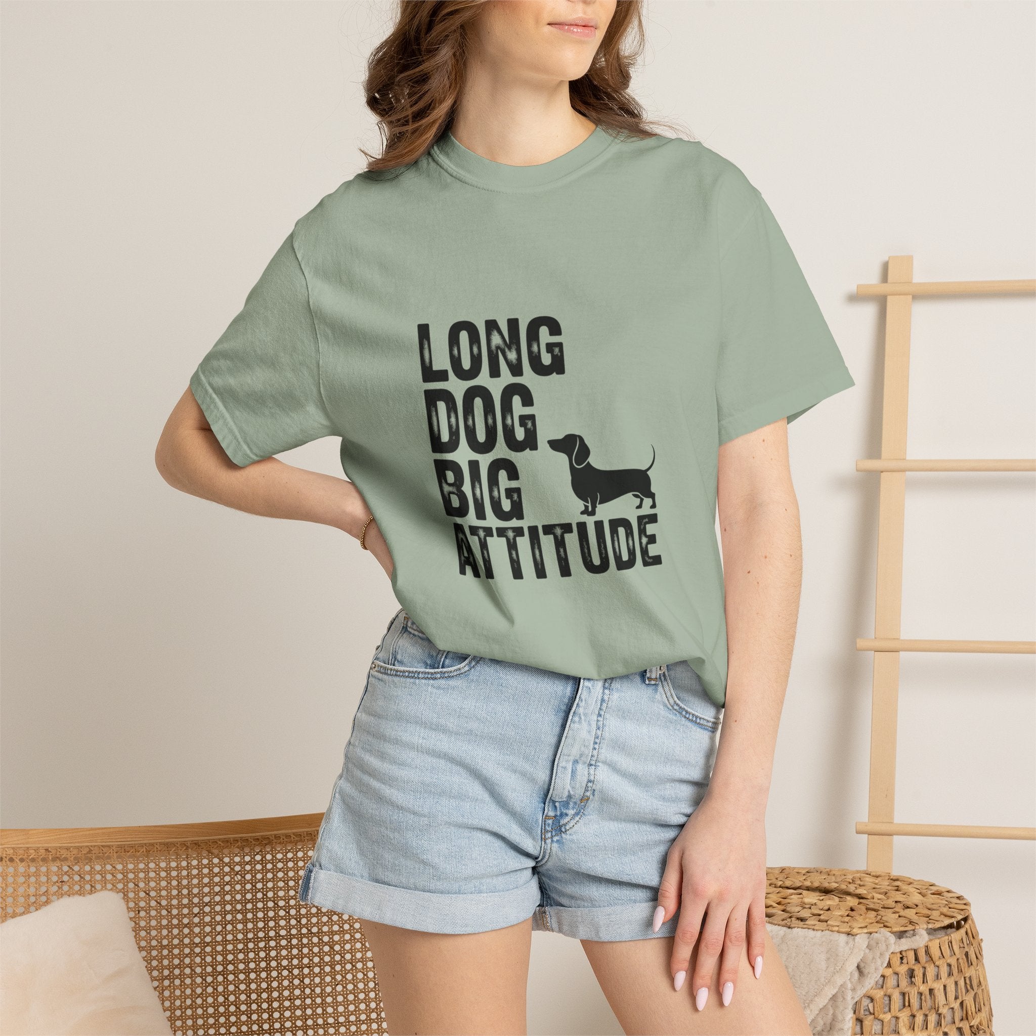 Long Dog Big Attitude - Doxie League Tee