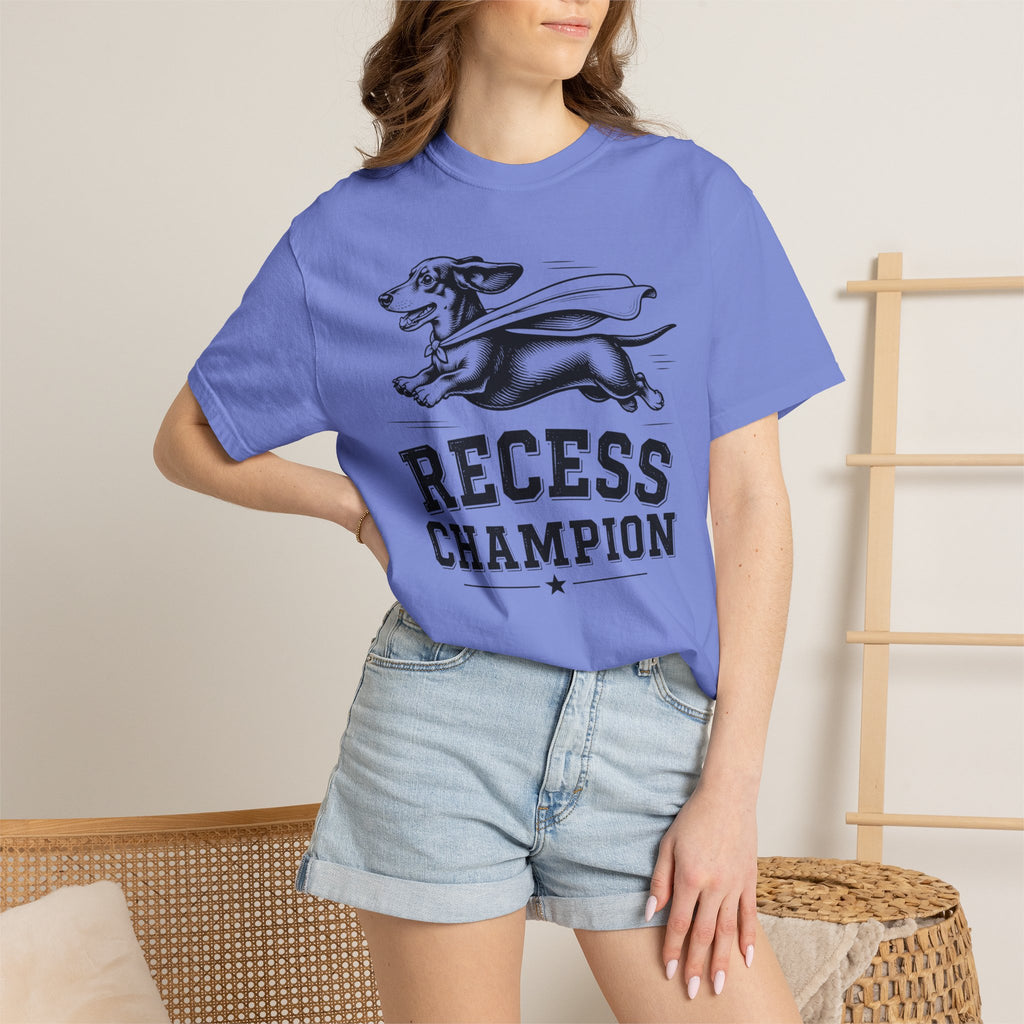 Recess Champion Dachshund Shirt — The Educational Series