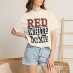 Red White & Doxie - Doxie League Tee