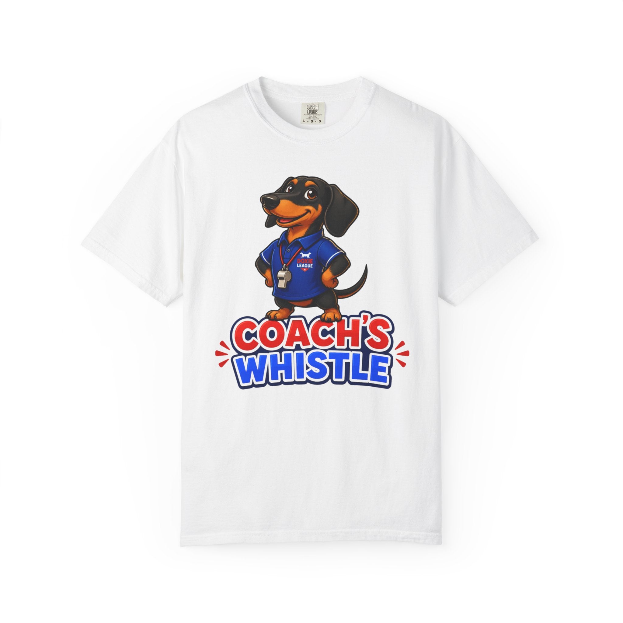 Coach's Whistle Dachshund Shirt — The Educational Series