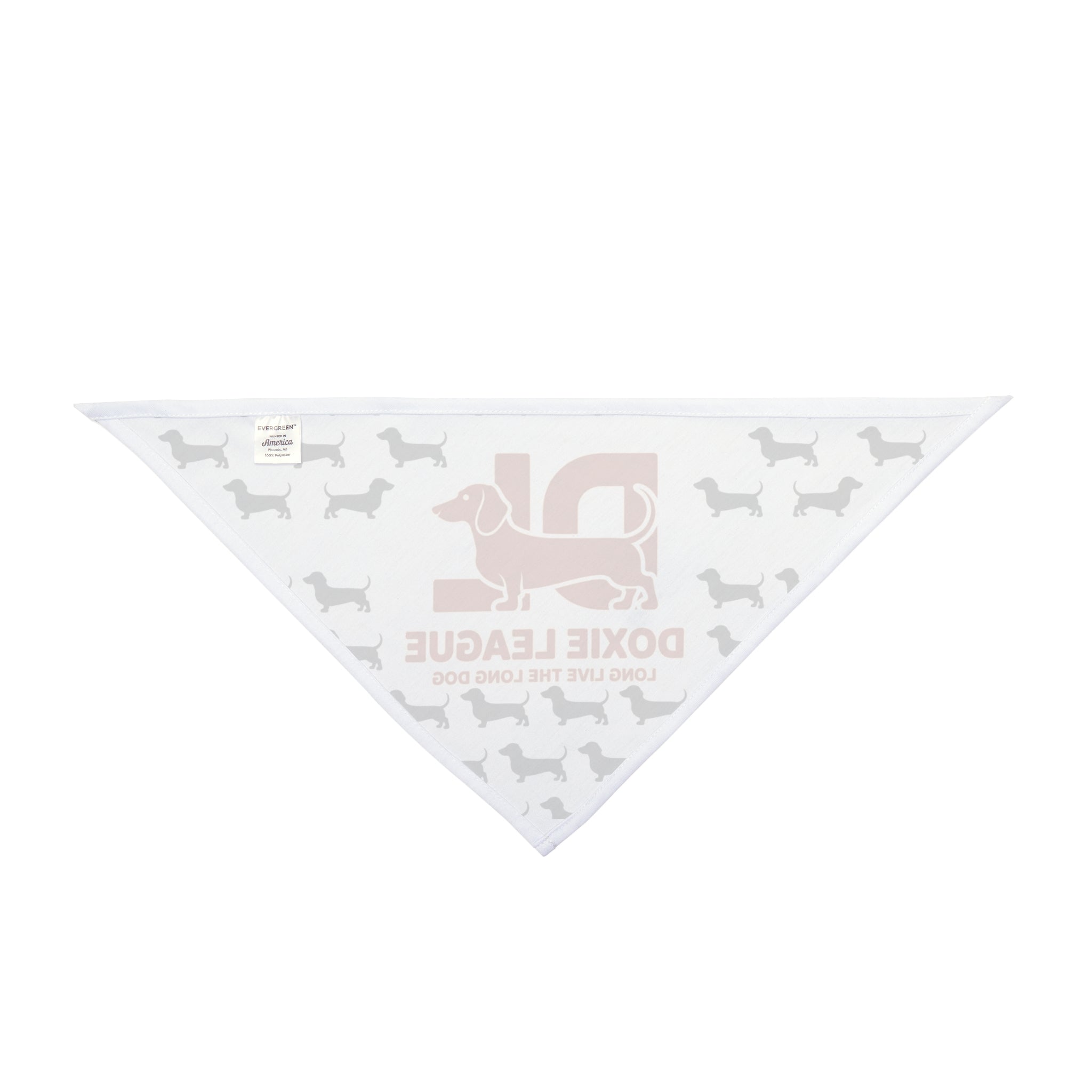 Doxie League Dog Bandana | Dachshund Print |  Long Live the Long Dog
