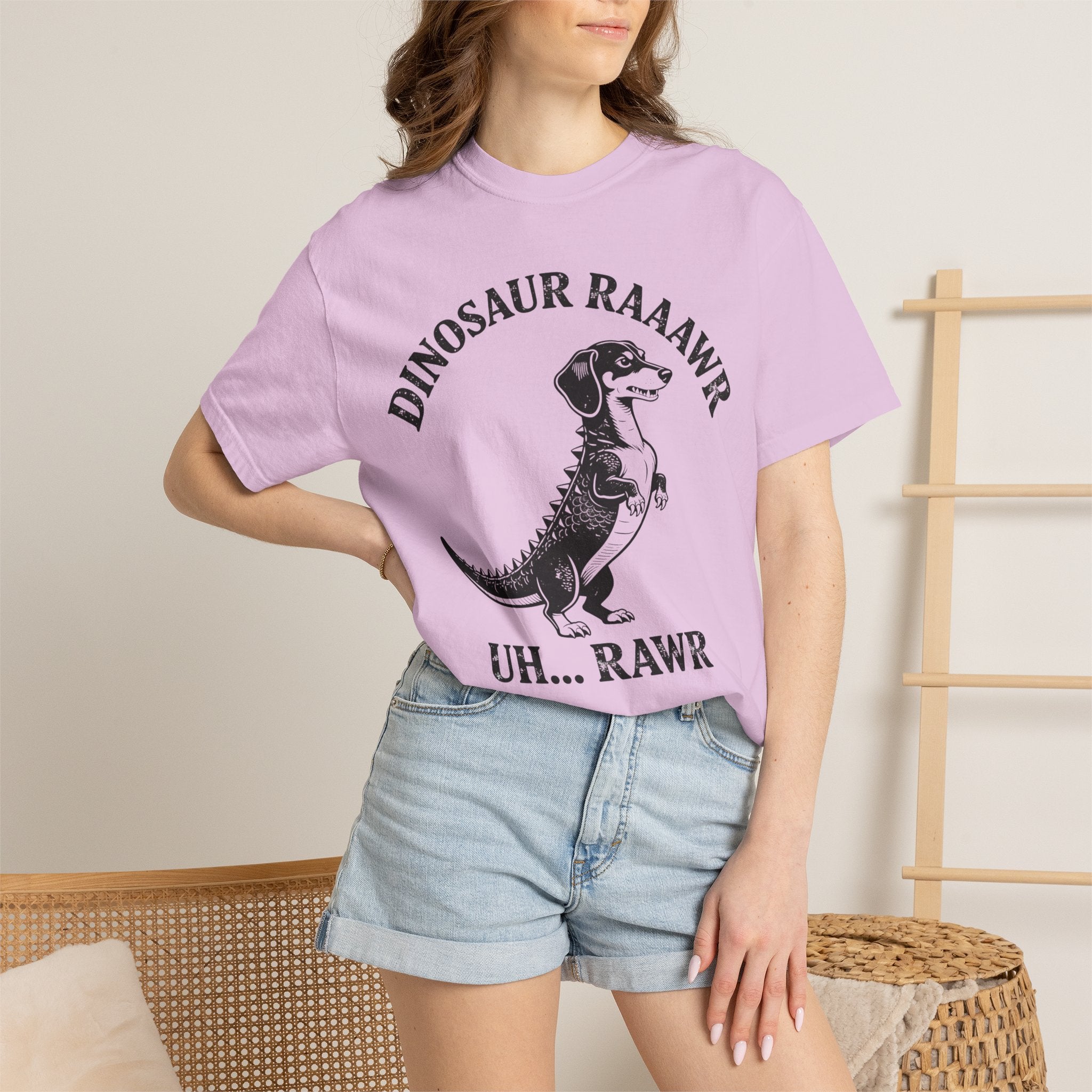 Dinosaur Rawr - Doxie League Tee