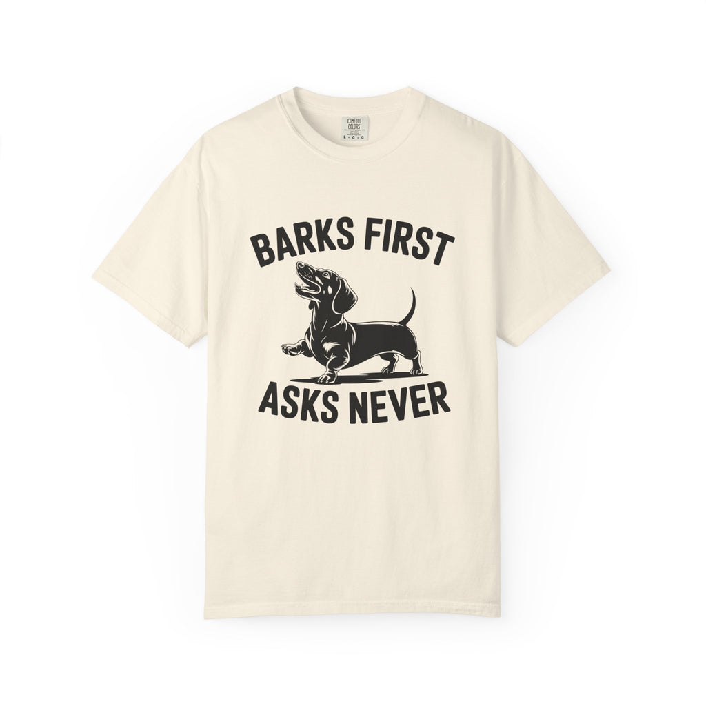 Barks First - Doxie League Tee