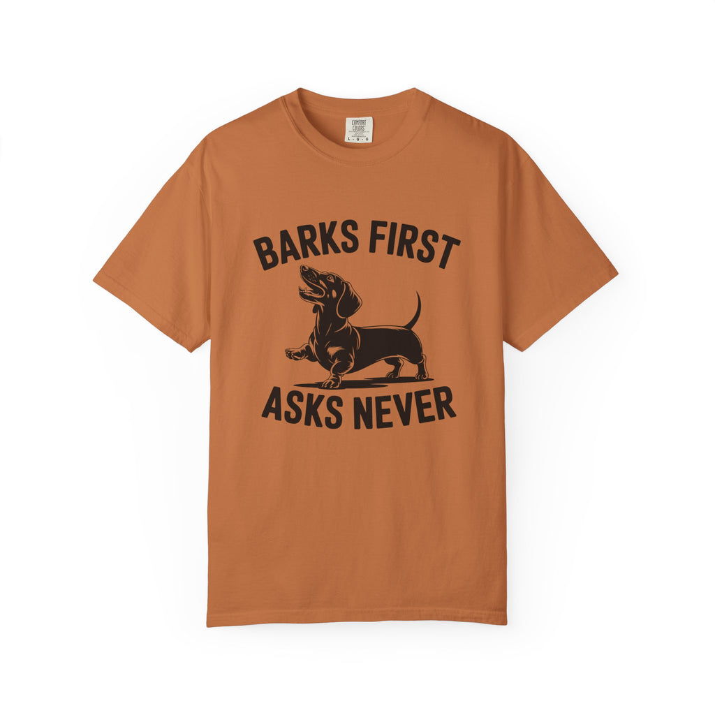 Barks First - Doxie League Tee