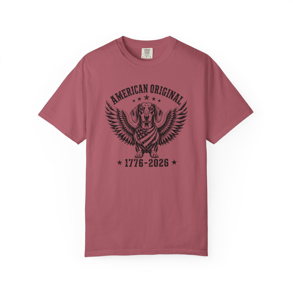 American Original — Dachshund Eagle Wings Patriotic T-Shirt | 250th Anniversary